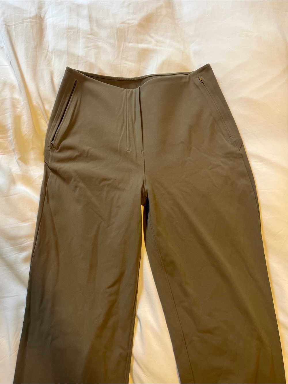 lululemon athletica Taupe Boot-Cut Flare Pants